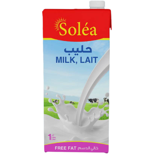 uht milk free fat